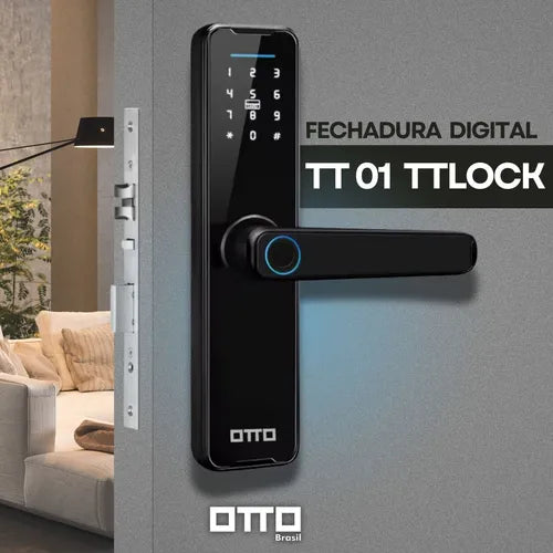 Fechadura Eletronica Otto Tt01 Ttlock Digital Biométrica Airbnb