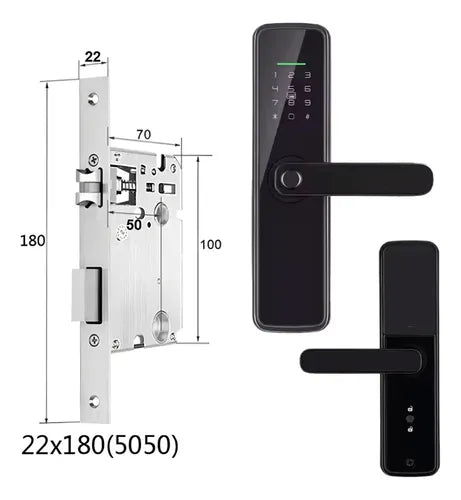 Fechadura Digital Eletrônica Biometrica Inteligente Wifi App