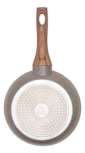 Frigideira Grande Antiaderente Ceramica 26cm Fogao Inducao Cor Grafito