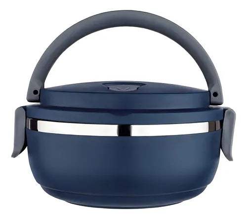 Lunch Box Marmita Dupla Inox 1,4l Com Alça Euro Home Lb1234