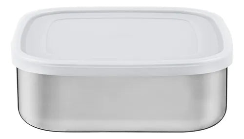 Pote Tramontina Freezinox Quadrado Tampa Plástica 23cm 3,6 L