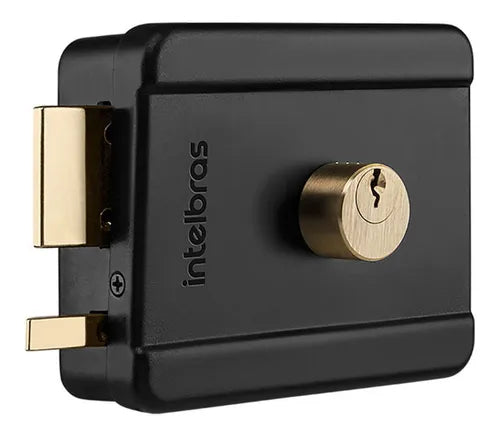 Fechadura Elétrica De Sobrepor Fx 500 Preto Intelbras