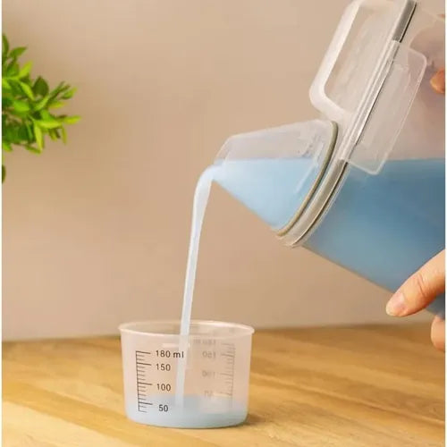 Pote Acrílico Dispenser Retangular 2,5l Com Tampa Lavanderia