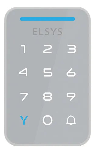 Fechadura Digital De Sobrepor Dance Esf-ds910v Elsys Cor Prata