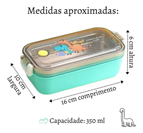 Marmitinha Térmica Para Lancheira Escolar Infantil Ou Adulto