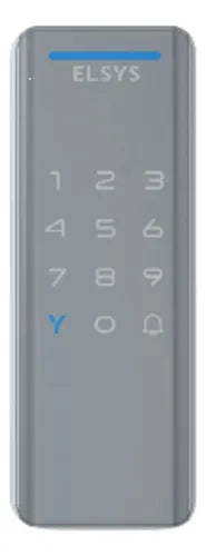 Fechadura Digital Elsys Prata Esf-ds4100v Senha E Tag Tecno