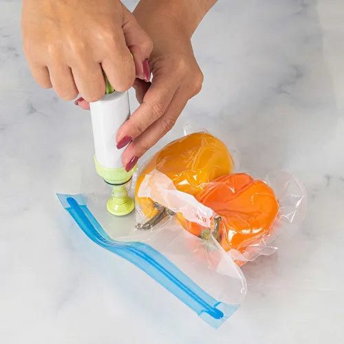10 Saco Zip Lock Reutilizável Hermético 4 L Moda Do Chef
