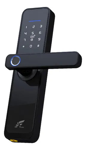 Fechadura Digital Eletrônica Biometrica Inteligente Jwcom Smart Wifi App, Cartão Nfc, Senha