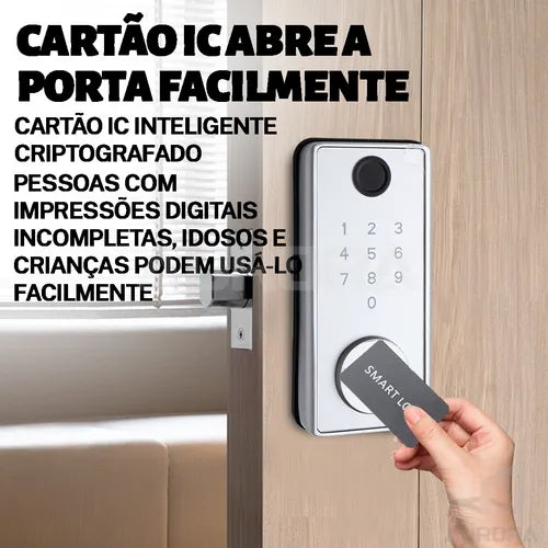 Fechadura Digital Biométrica Eletrônica + Wifi C/senha