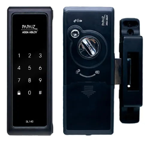 Fechadura Digital Smart De Sobrepor Preta Papaiz Sl140