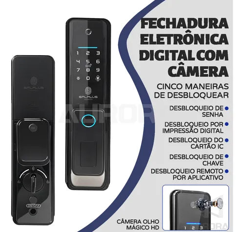 Fechadura Digital Inteligente C/ Wi-fi E Biometria App Tuya