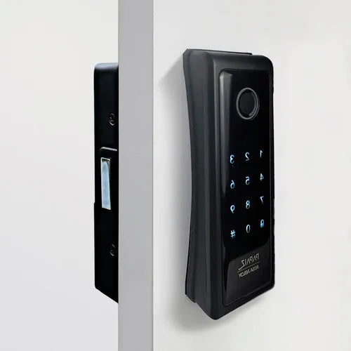 Fechadura Eletronica Papaiz Sobrepor Sl140 Senha Biometria Papaiz SL140 Bio