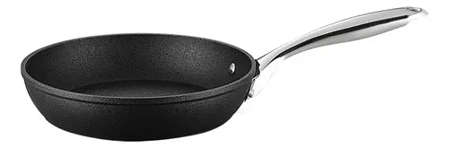Frigideira Inox Antiaderente Black Rock 1,2l 20cm Mimo Style Cor Preto