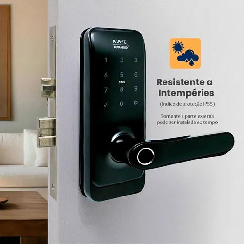 Fechadura Eletrônica Smart Lock Sl205 Papaiz