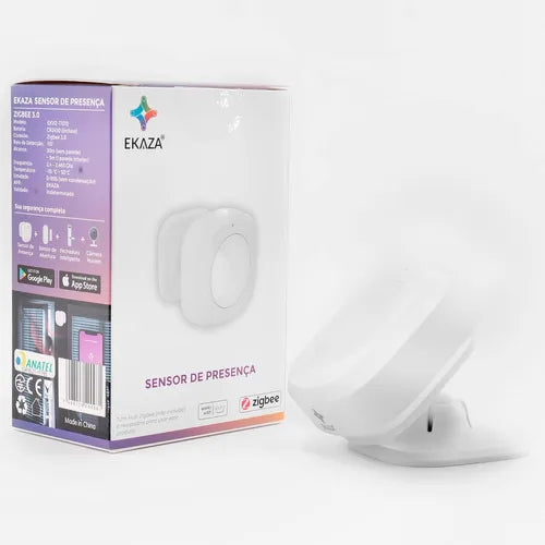Sensor Movimento Presença Zigbee 3.0 Inteligente Alexa Tuya