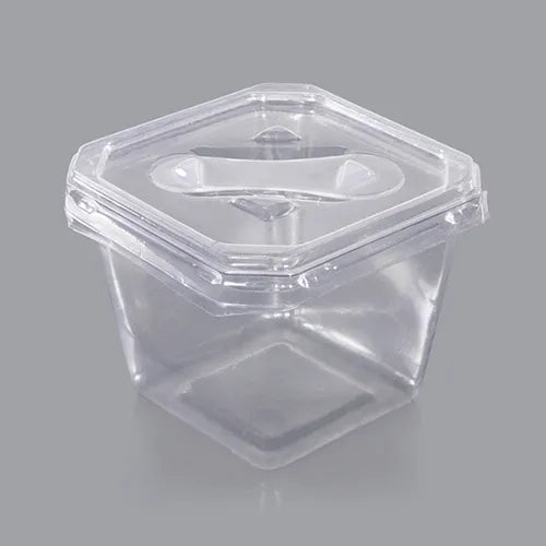 Embalagem Para Bolo De Pote Quadrado Sobremesa 250ml C/100un