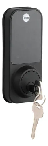 Fechadura Digital De Embutir YDD 120 Externa Preta Yale