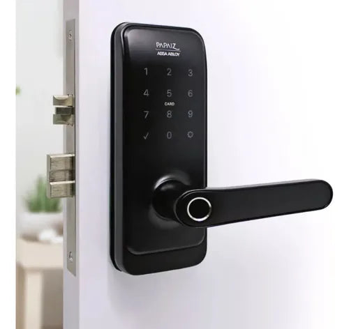 Fechadura Digital Papaiz SL205 Combo Hub Wifi Biometria Aplicativo Alexa