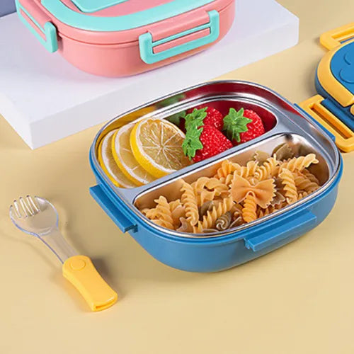 Pote Marmita Térmica Lancheira Escola Creche Divisória 550ml