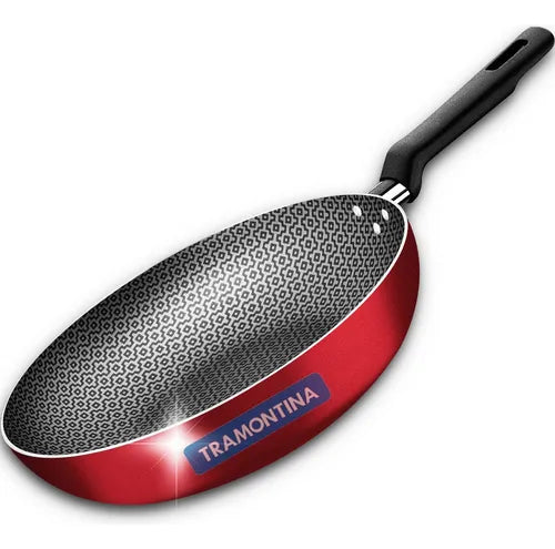 Frigideira Antiaderente Tramontina Funda Cor Vermelho