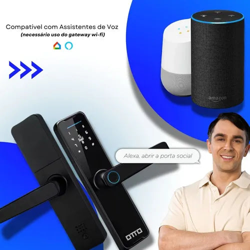 Fechadura Eletronica Otto Tt01 Ttlock Digital Biométrica Airbnb