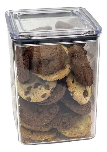 Kit 4 Potes Hermético 1,1 Litro Armazenar Alimento Organizar