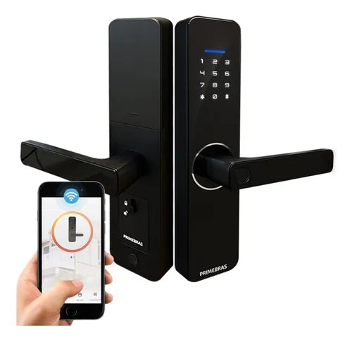 Fechadura Digital Eletronica Biometrica Wi-fi Rio Primebras
