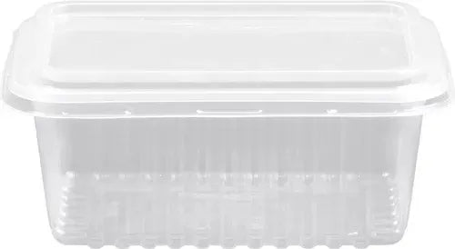 Pote Descartável 500ml Freezer Microondas Marmita 25 Unid Cor Transparente