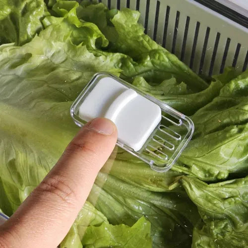 Pote Hermético Slim 4.470ml Com Cesto Salada Frutas Paramount