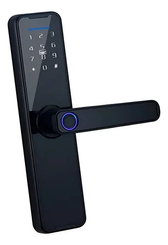 Fechadura Eletrônica Digital Bbg Smart Lock Preta Biometria