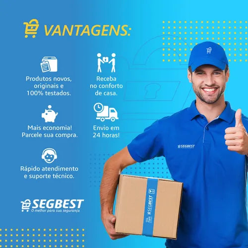 2 Sensor Presença Movimento Ivp Alarme Smart Solid Ppa C Fio