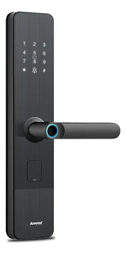 Fechadura Eletrônica Digital com Biometria Cartão e Senha Amvox Afc 1000