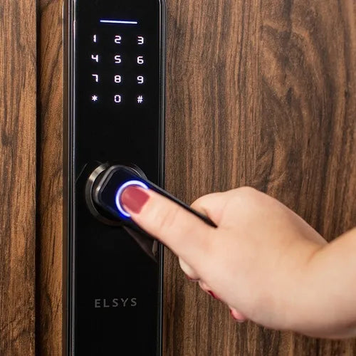 Fechadura Digital C/ Biometria E Wi-fi Smart De4000b Elsys