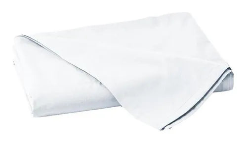 Lençol plano Lar Textil Lençol sem elástico solteiro casal hospital presídio hotel solteiro cor branco 150 fios
