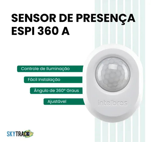 Kit 5x Sensor De Movimento Interruptor Espi 360 A Intelbras