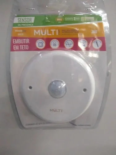 Sensor De Presença Para Embutir Em Teto Multicraft Mpl22
