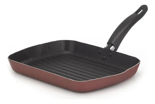 Frigideira Grill Bifeteira Antiaderente Grelha Sem Gordura