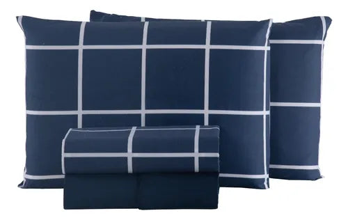 Jogo De Lençol Cama Casal Padrão Estampados 400 Fios 4 Peças Cor Sortidos Desenho Do Tecido Estampado