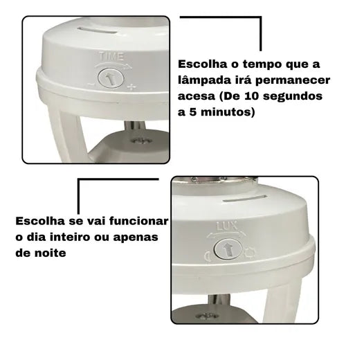 Sensor De Presença Com Fotocélula Para Lâmpada Soquete E27