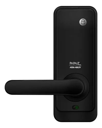 Fechadura Eletrônica Preta Papaiz Sl205 Smart Lock Digital Preto