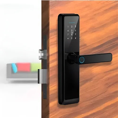 Fechadura Eletrônica Digital Bbg Smart Lock Preta Biometria