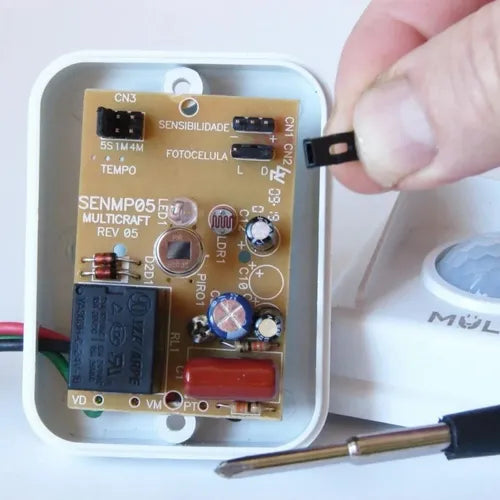 Sensor De Presença Externo Com Fotocélula