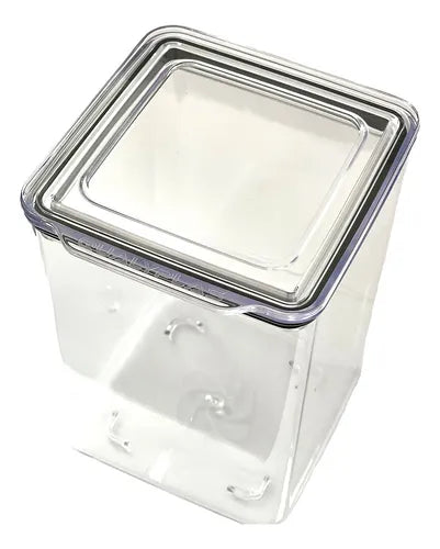 Kit 4 Potes Hermético 1,1 Litro Armazenar Alimento Organizar