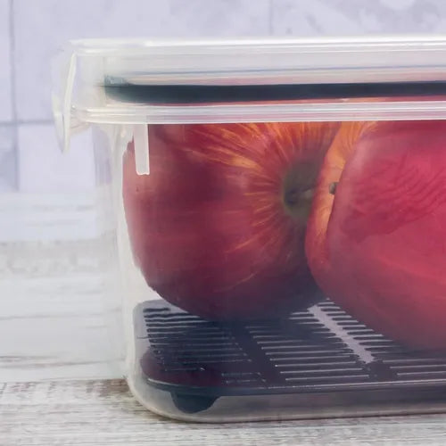 Pote Hermetico Plástico Porta Frutas Frios 4l