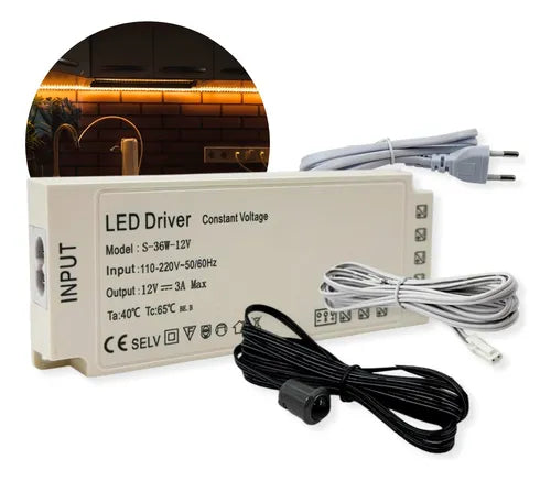 Mini Sensor De Presença Móveis Fita Led 12v 24v Iluminação