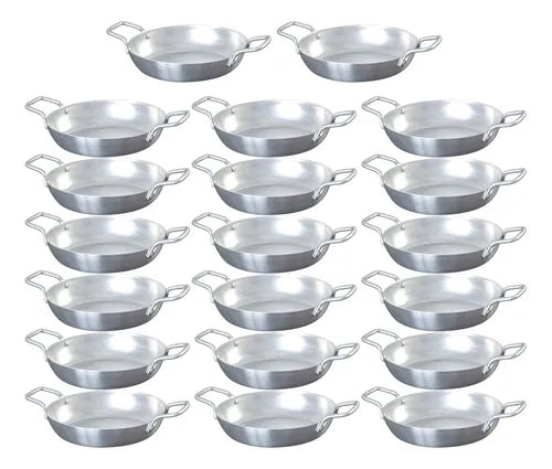 Kit Frigideira Panelinha Pergaminho N°20 - 800ml 20 Peças Cor Cinza