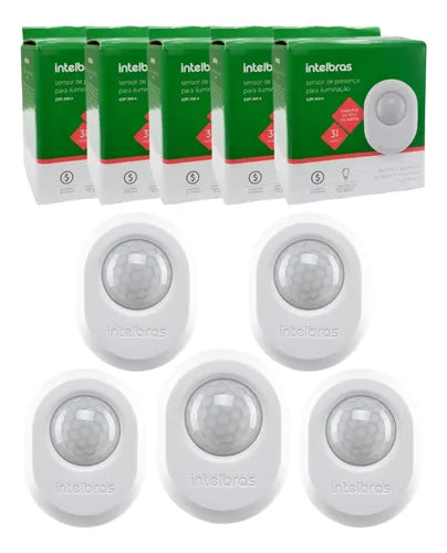 Kit 5x Sensor De Movimento Interruptor Espi 360 A Intelbras
