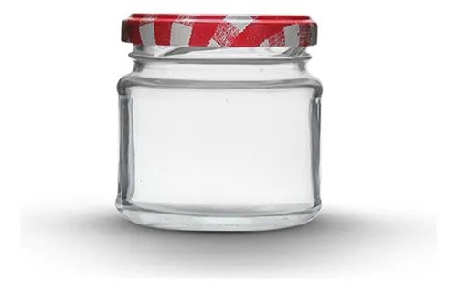 12 Potes Mini Belém 150ml Tampa Metálica E Lacres Cor Vermelh Xadrez
