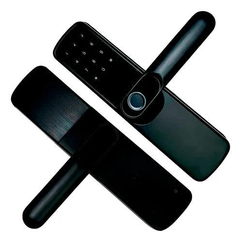 Fechadura Eletronica Digital Porta Biometria Wifi Senha Knup Cor Preto
