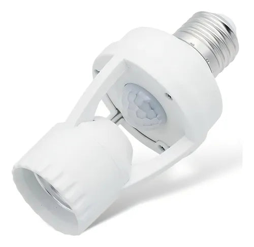 Sensor De Presença Soquete Luz Iluminação Movimento E27 360